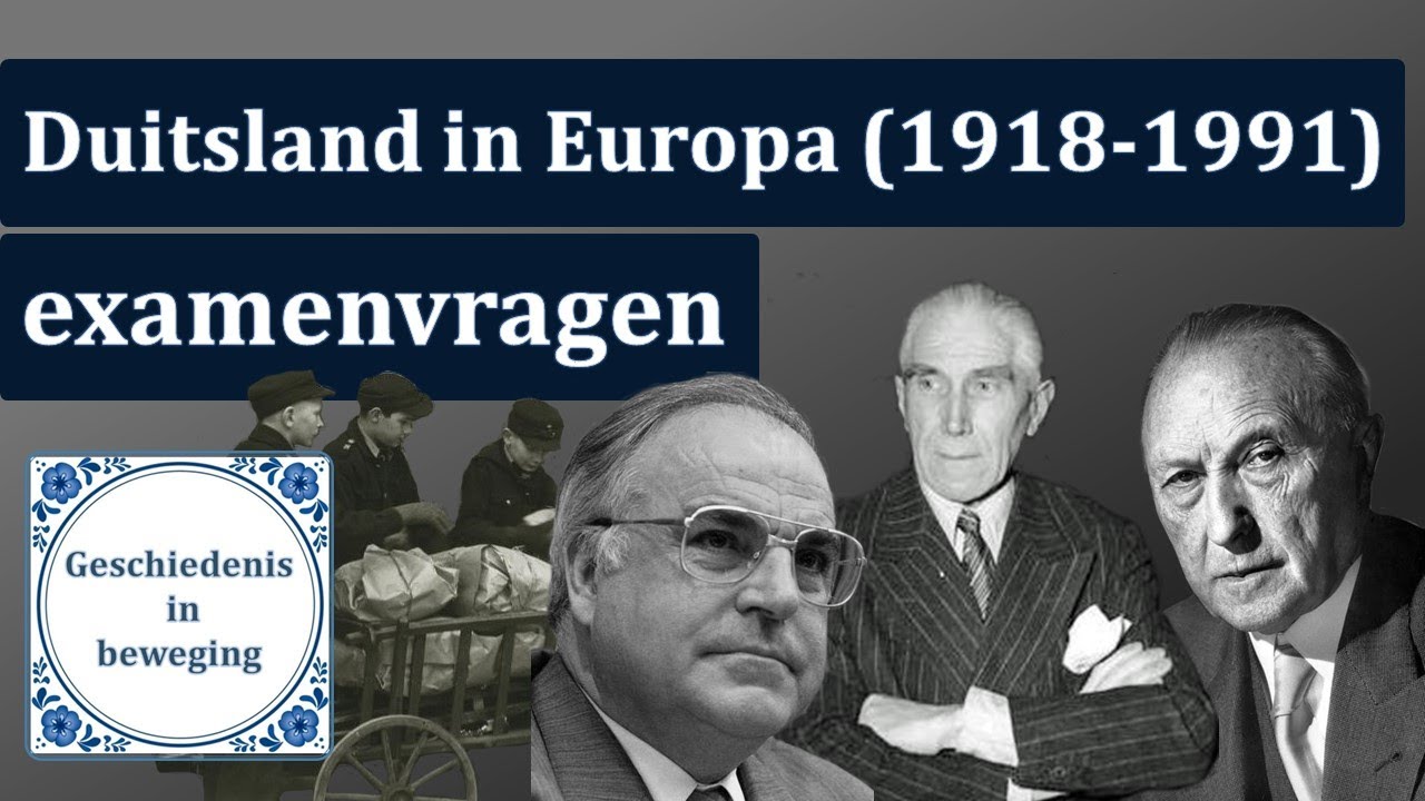 Hoe oefen je met de historische context 'Duitsland in Europa (1918-1991