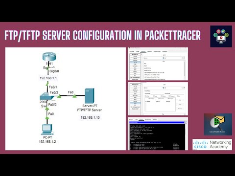 FTP/TFTP Server Configuration in Packettracer | Networking Academy | #ftp | #tftp | #packettracer