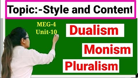 Style and content elaboration video, unit-10 meg-4..