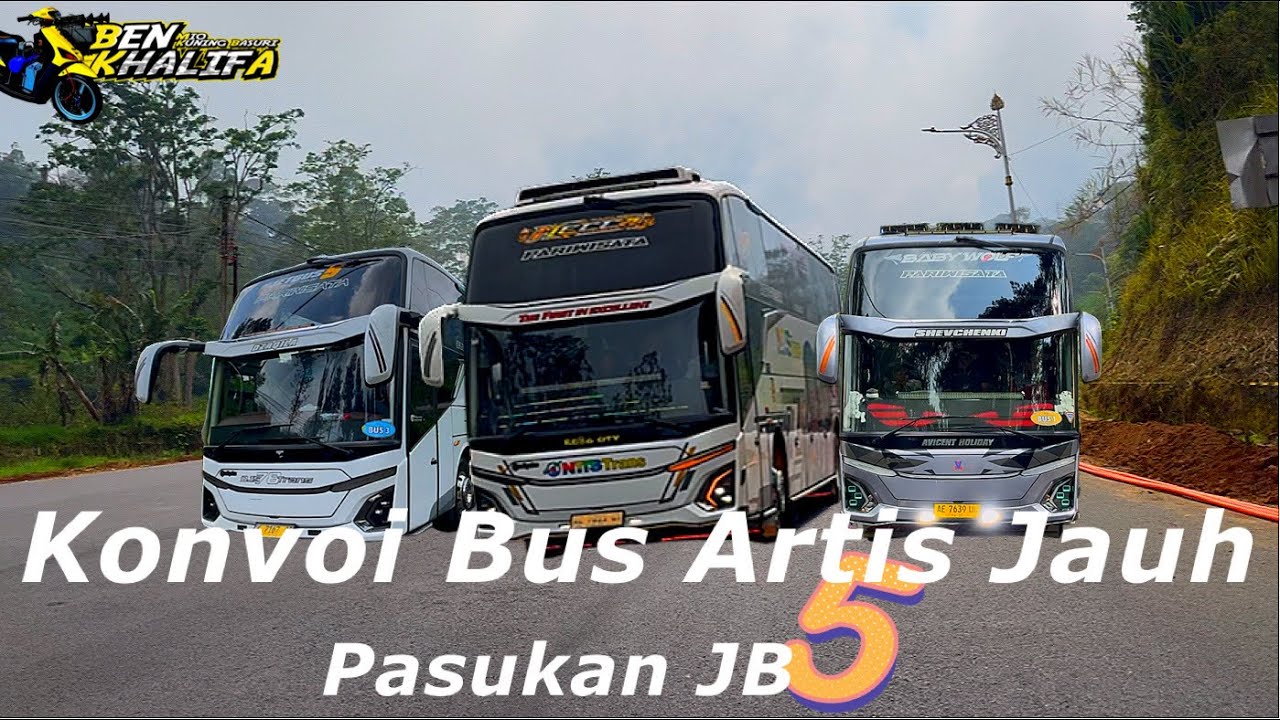 KONVOI PASUKAN BUS ARTIS BASURI JETBUS 5‼ FULL MERIAH🔥🔥