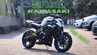 Pertama kali bawa moge! First impressions Kawasaki ER6N! #er6n #kawasakier6n