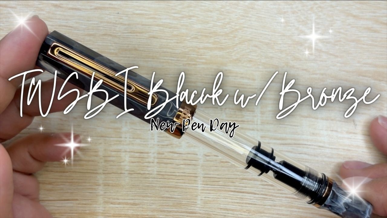 Ручка TWSBI Black Marble с бронзовой отделкой | Новый день для ручек
