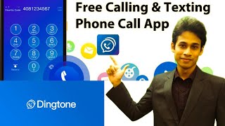 Free phone calls, free texting SMS on free number best apps Dingtone screenshot 2
