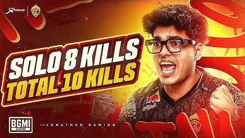 SOLO 8 KILLS DOMINATION | JONATHANIS BACK | BGMI