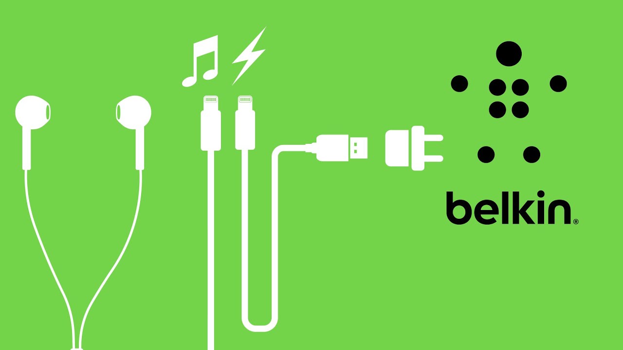 Adaptador de audio + carga Lightning Rockstar - Belkin