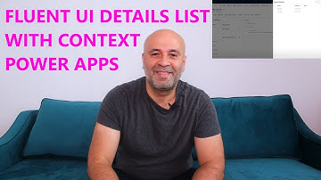 Fluent UI Details Grid with Custom Page | #PowerPlatformTV 059