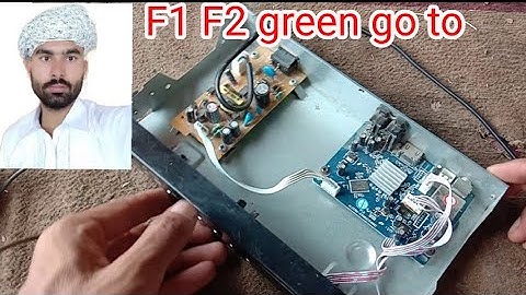 F1 F2 green go to full on ho kar off hone Wala reciver problem solve Urdu Hindi Ameer TV