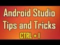 Android Studio Tips and Tricks 8 - CTRL + I to Implement Methods