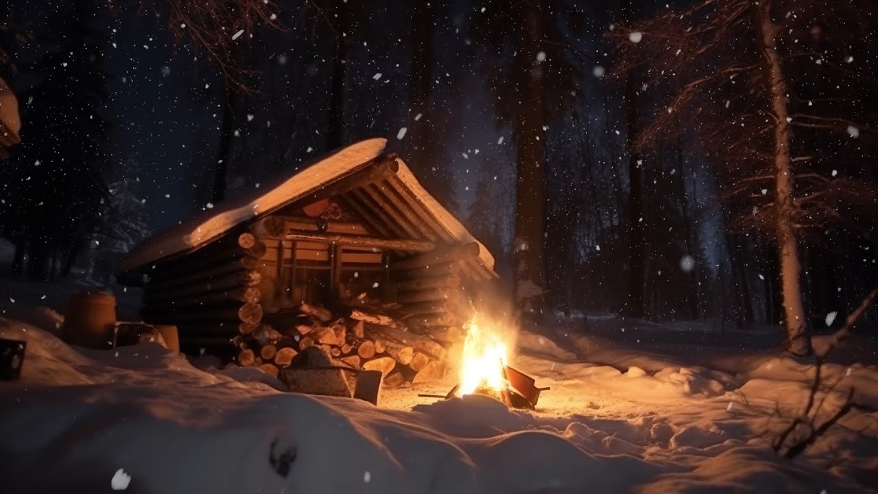 Heavy Snow and Relentless Winds Outside Mountain Retreat - Forget the ...