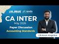 CA Inter May 2026 | Paper Discussion | Accounting Standards | CA Karan Angarkar | J.K. Shah Classes