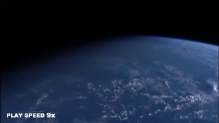 Камеры на МКС зафиксировала НЛО на ночной стороне Земли. ISS UFO