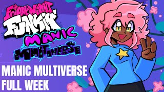 Friday Night Funkin Manic Multiverse Full Week Mod!