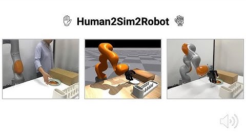 Human2Sim2Robot: Crossing the Human-Robot Embodiment Gap [Highlights]