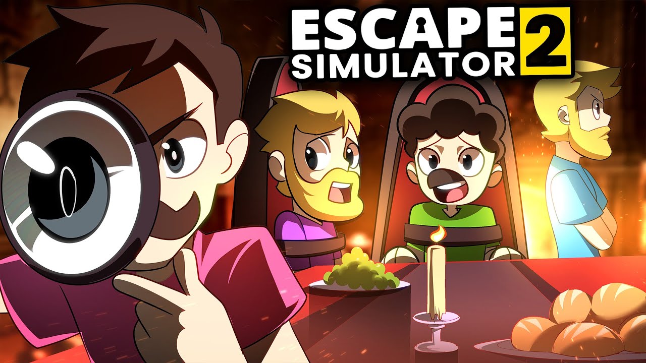 4 Idiots Try To Escape A Castle! | Escape Simulator 2