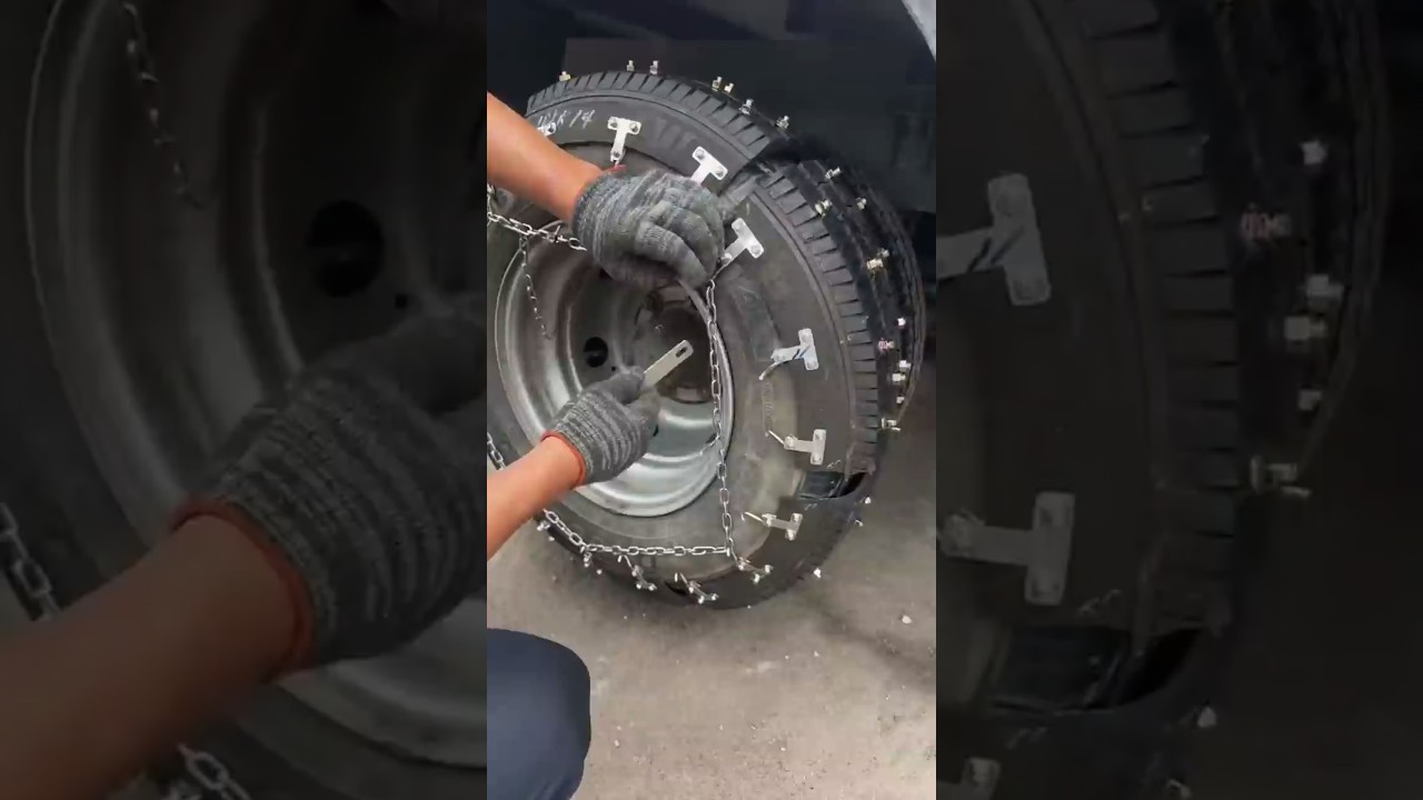 Quick-Install Winter Tire Chains: A Truck-Specific Quick-Mount System