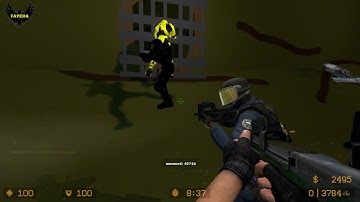 ZOMBIE ESCAPE ROUND ON COUNTER-STRIKE: SOURCE, map: ze_shroomforest, CSS