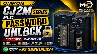 OMRON CJ2M PLC PASSWORD UNLOCK 🔓 | Password Remove & Access PLC Program | #Omron | Um read protected