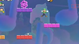 Jump! Jump! Jump! All Purple Coins, Wonder Seeds 100% Walkthrough *Super Mario Bros Wonder* screenshot 2