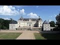 The castle of serrant loire valley france  drone