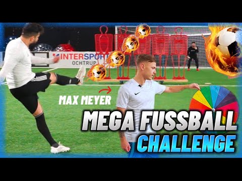 Mega Fußball Challenge mit Fußballprofi Max Meyer🔥|| EX- Fenerbahce, Schalke & Crystal Palace Star
