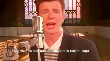 POV: you’re solo queue teammate in rocket league