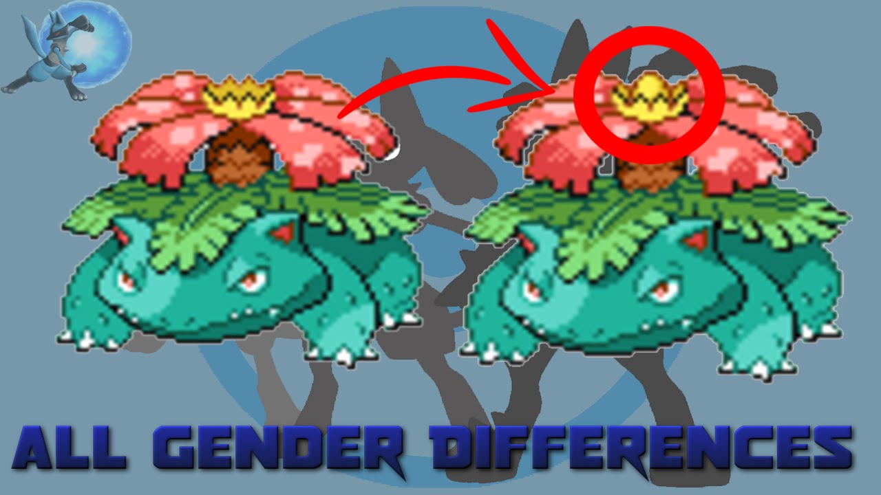 Pokémon Sword & Shield - All Gender Differences 