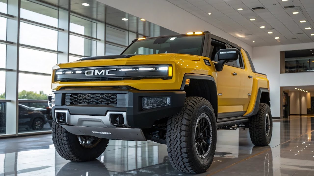 Пикап GMC Hummer 2026 года: электрический грузовик, который нарушает все правила.