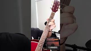 7 Summers Morgan Wallen Guitar Tutorial #shorts #guitar #tutorial #morganwallen