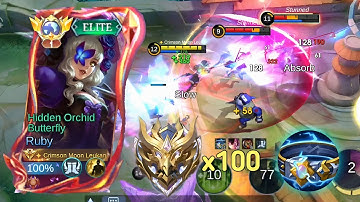 HOW TO REACH MYTHICAL IMMORTAL USING THUNDERBELT ON RUBY!!💕BEST RUBY BUILD AND ROTATION 2025