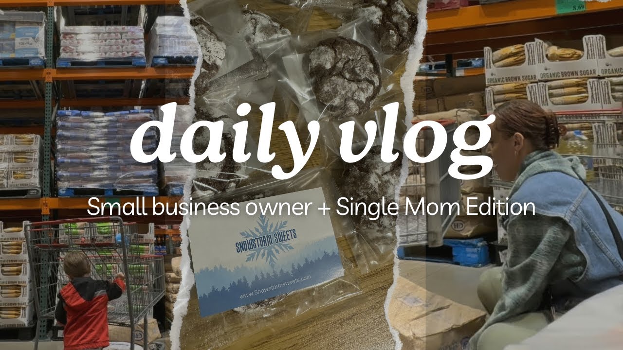 Day In the Life of a Small Business Owner | baking and being a single ...