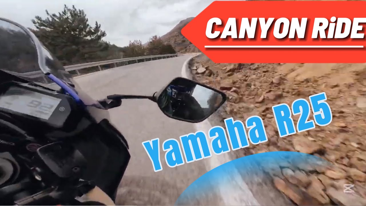 R25 Canyon Ride... #r25 #motovlog #cornering - YouTube