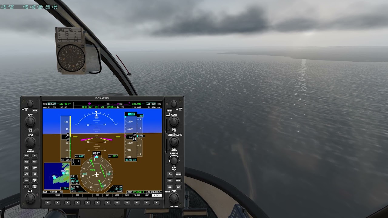 Использование кнопок РОШ для управление G1000 в X-plane 11.53