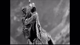 The iguana attack king dinosaur 1955 scene