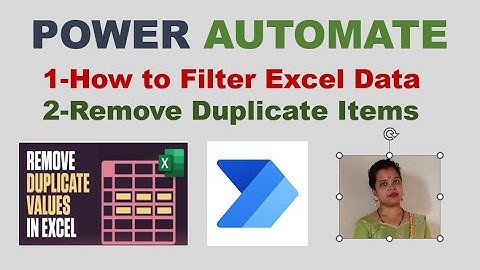 Power Automate desktop How to Filter Excel Data and Remove Duplicate Items Using VB Script
