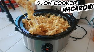 HOW I MAKE MACARONI & CHEESE USING A SLOW COOKER