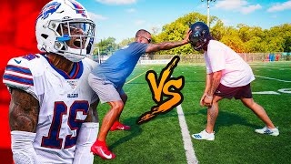 1ON1'S VS ONE OF THE BEST NFL PLAYERS! *EXPOSED ME* (JORDAN POYER)