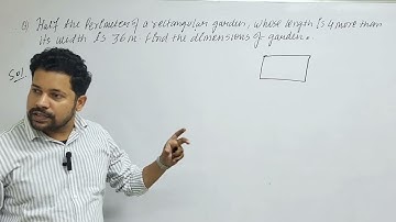 half the perimeter of a rectangular garden, whose length is 12m more than its width, is 60m find dim