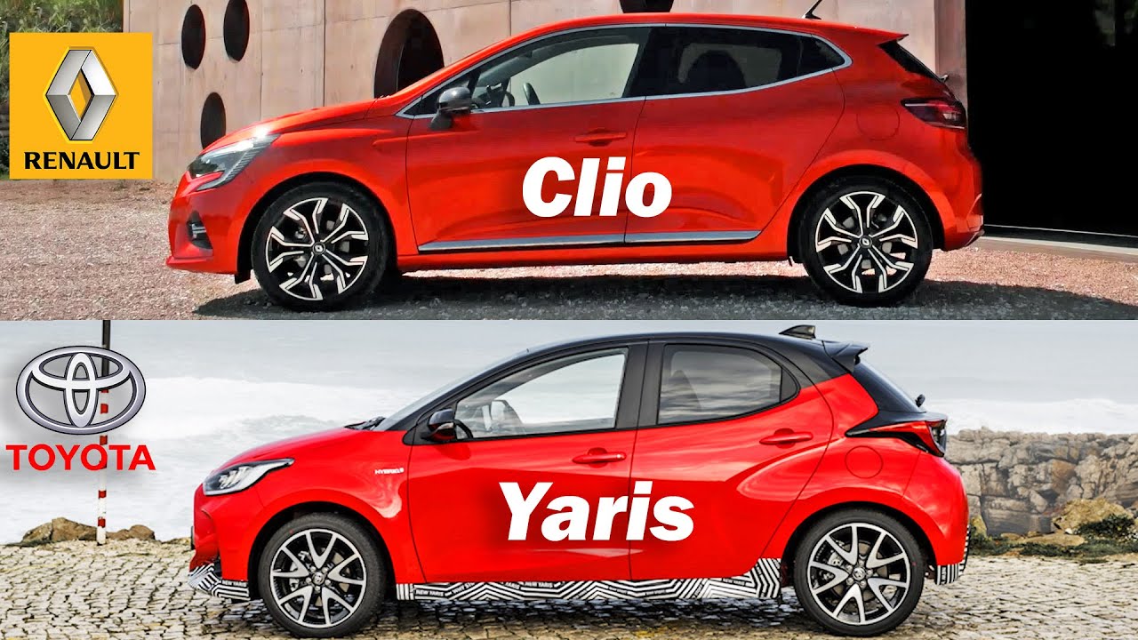 2020 Toyota Yaris vs Renault Clio, Renault vs Toyota, Clio vs Yaris - design battle