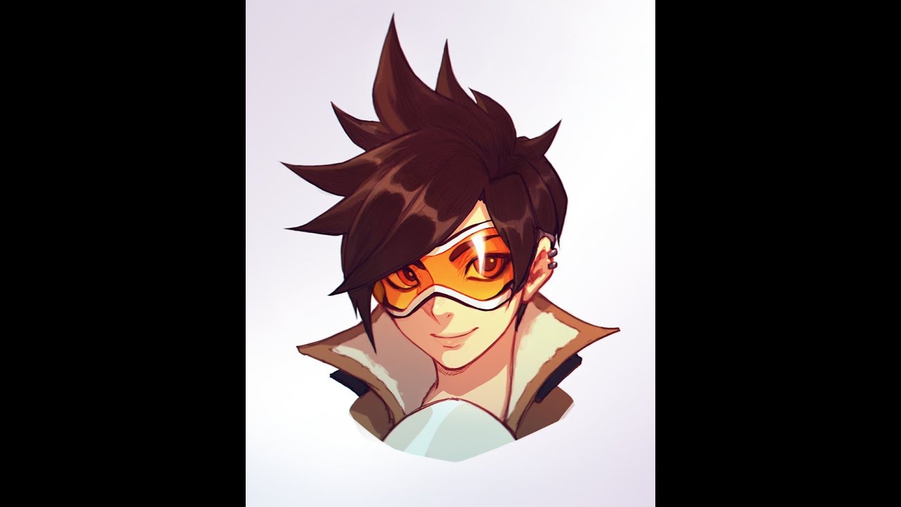 [OVERWATCH] Tracer Speed Drawing! - YouTube