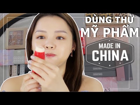🤐 Mỹ Phẩm Trung Quốc Có Tốt Hay Không? 🤫 Trying Out Chinese Makeup Products ❤️ TrinhPham