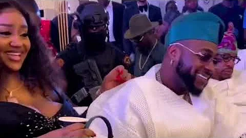 Davido chioma Cubana chef and others shut down Israel's wedding