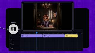 We created a full storyline video for a hidden object game with one workflow in just a few minutes!