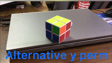 Alternative y perm algorithm 2x2.#rubik #cube #short