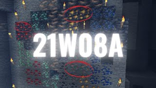 Добавили новые блоки, обзор на новый снапшот майнкрафт 21w08a |minecraft 1.17