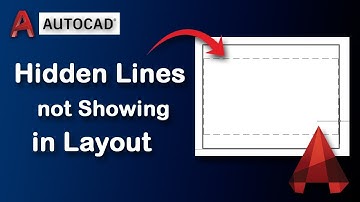 Hidden Lines not Showing in Paper Space or Layout in AutoCAD