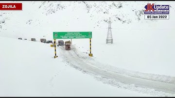 ZOJILA PASS  OPEN BY BRO FOR THE FIRST TIME IN JANUARY