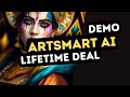 Artsmart ai review  ai art generator text to image  lifetime deal