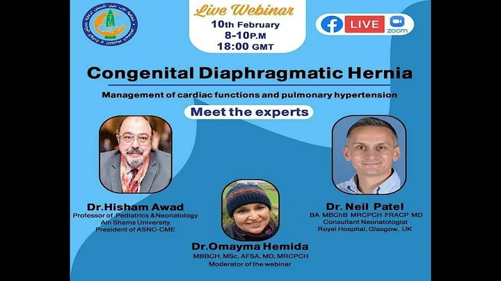 Congenital Diaphragmatic Hernia Hemodynamics Mangement of Cardiac Function, PHTN Part1 Dr Neil Patel