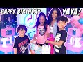 MICAH AND MASON SURPRISE YAYA FOR HER BIRTHDAY!!