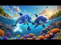 Three Tiny Dolphins Surf The Tide Ocean Animal Song For Kids Nursery Rhymes And Baby Songs Three Tiny Dolphins Surf The Tide Ocean Animal Song For Kids Nursery Rhymes And Baby Songs